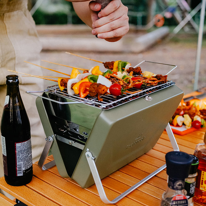 Portable Folding Charcoal Grill