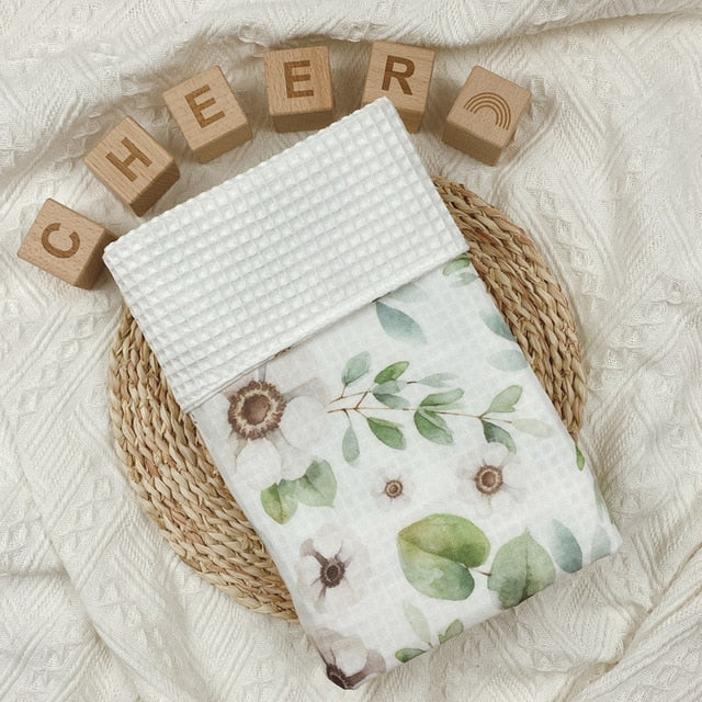 Cotton Waffle Baby Swaddle Blanket