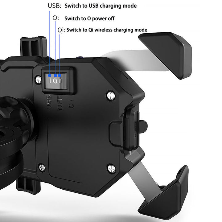 Wireless Phone Charger for Motorcycle/Bike