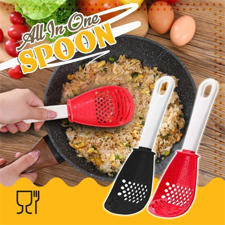 Multifunctional Heat-Resistant Spoon