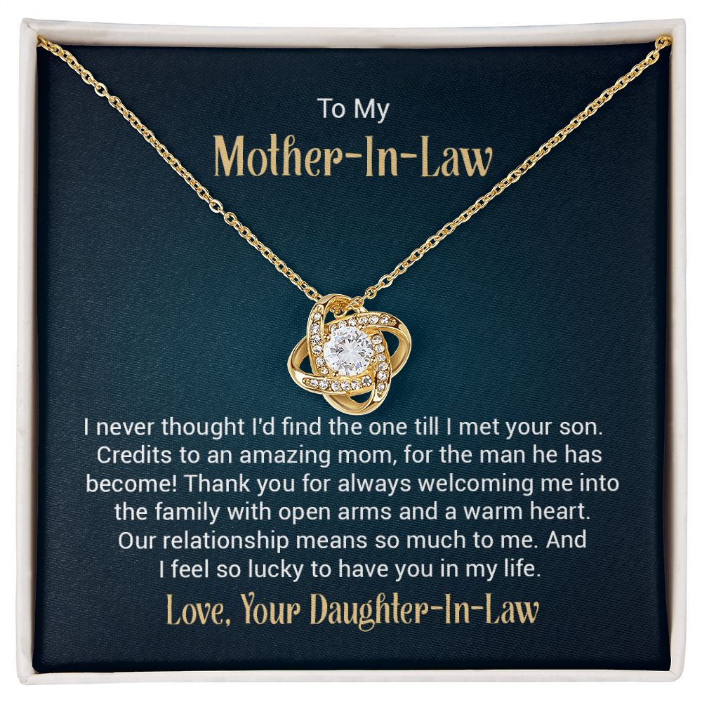 Love Knot Necklace - For Mother-in-Law