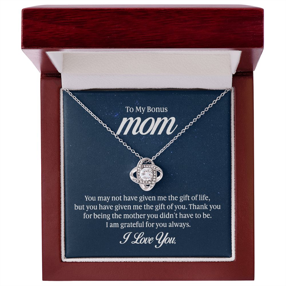 Love Knot Necklace - For Bonus Mom